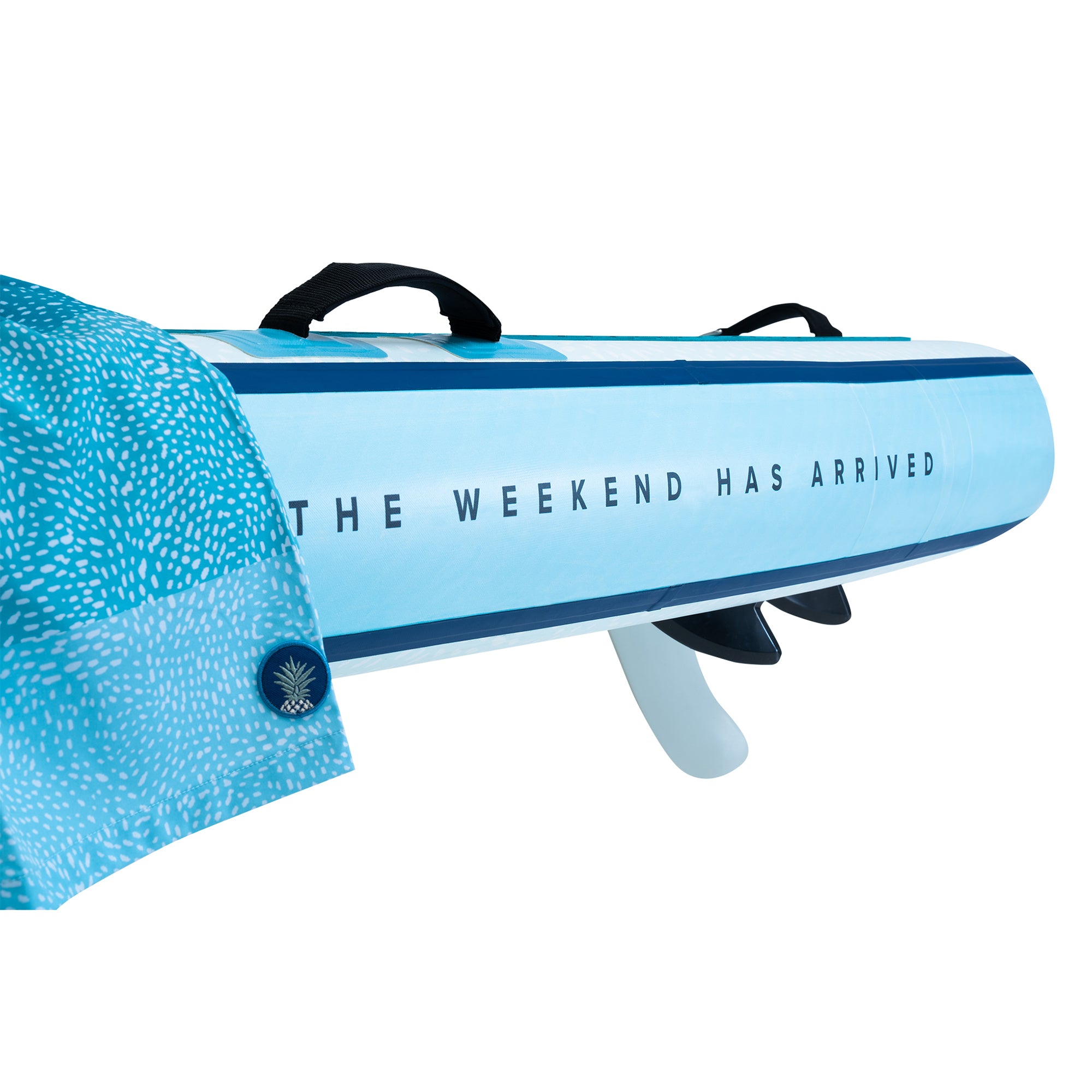 Chubbies Whale Shark Megalodon Limited Edition Inflatable Paddle Board The Weekend Has Arrived Close Up