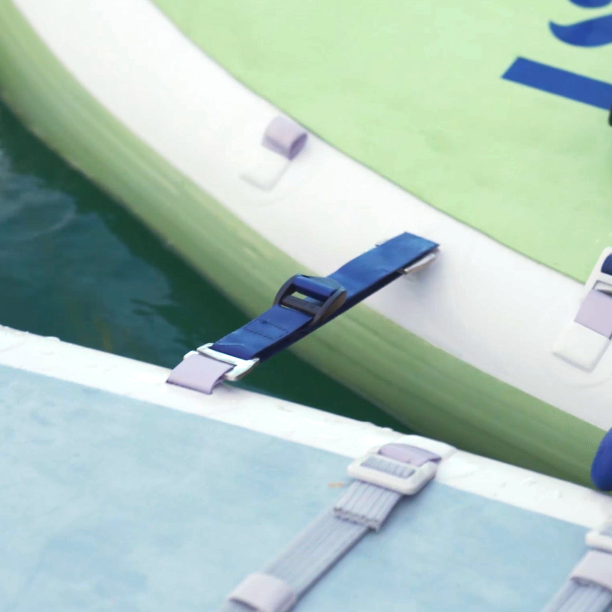 LINKUP Board Connector Straps Connecting Two Paddle Boards Together