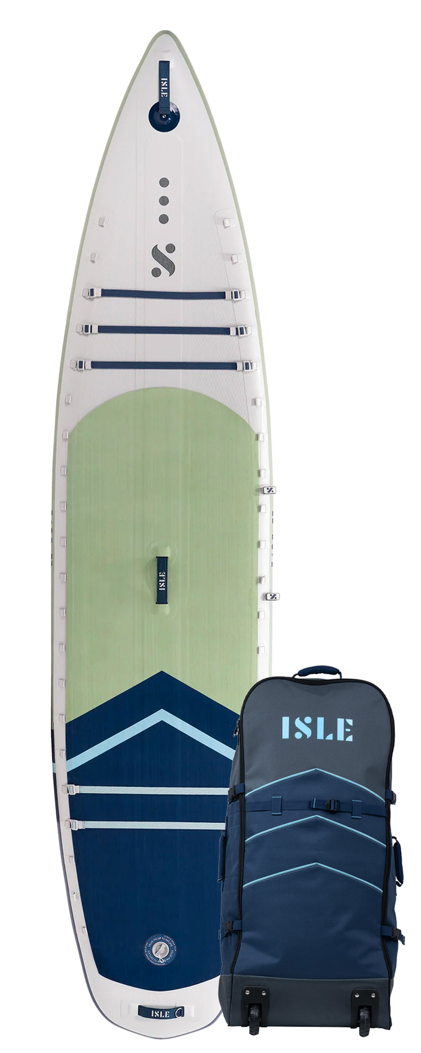 Explorer Pro SUP-Kayak Hybrid Inflatable Paddle Board Seafoam/Navy with Backpack