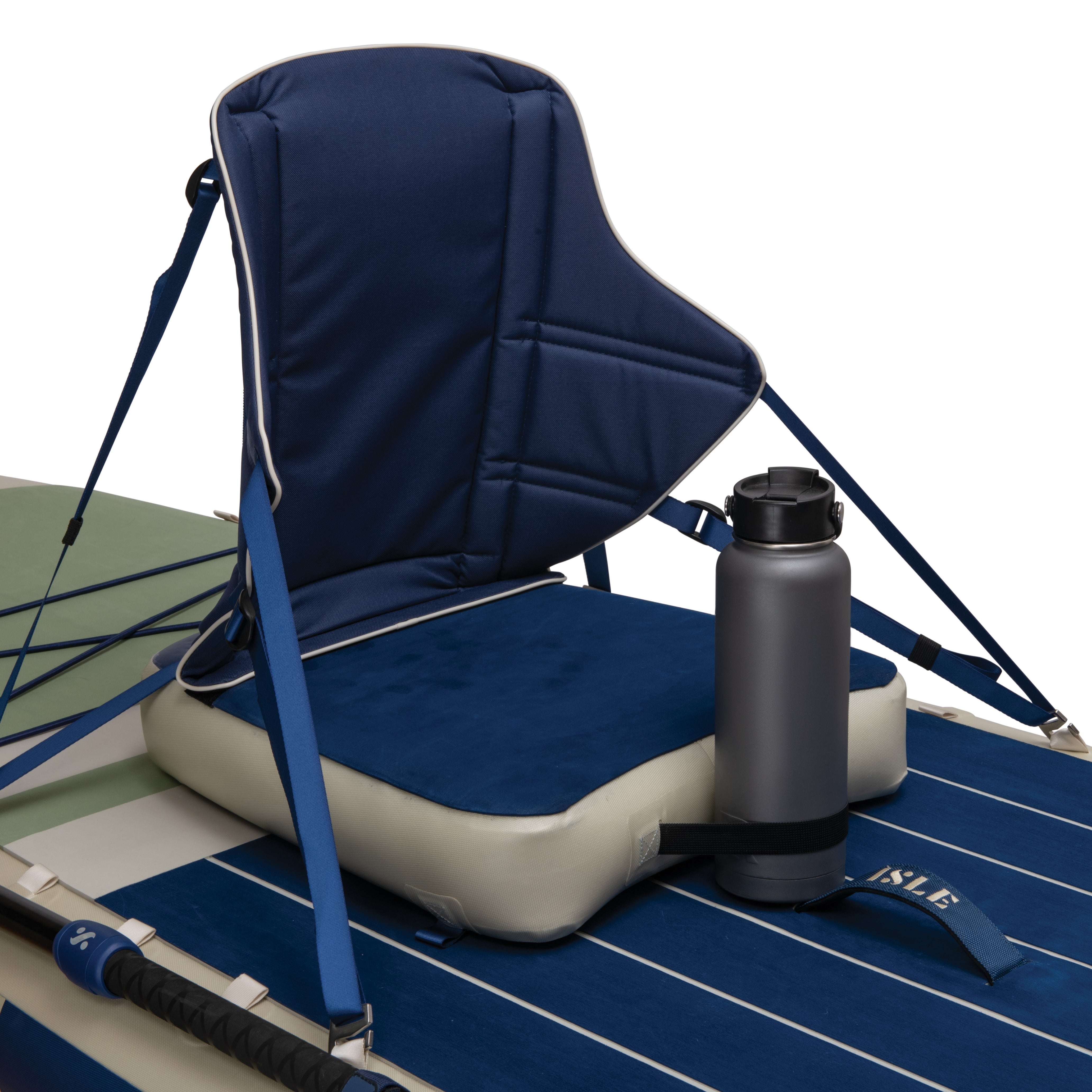 Switch Inflatable Paddle Board Kayak Hybrid Seafoam/Navy With Kayak Seat & Bottle Bottle