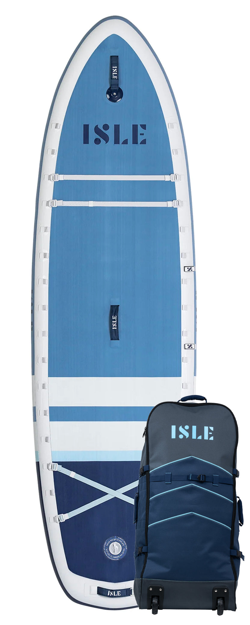 Pioneer Pro Inflatable SUP-Kayak Hybrid Slate/Navy/Ice with Backpack