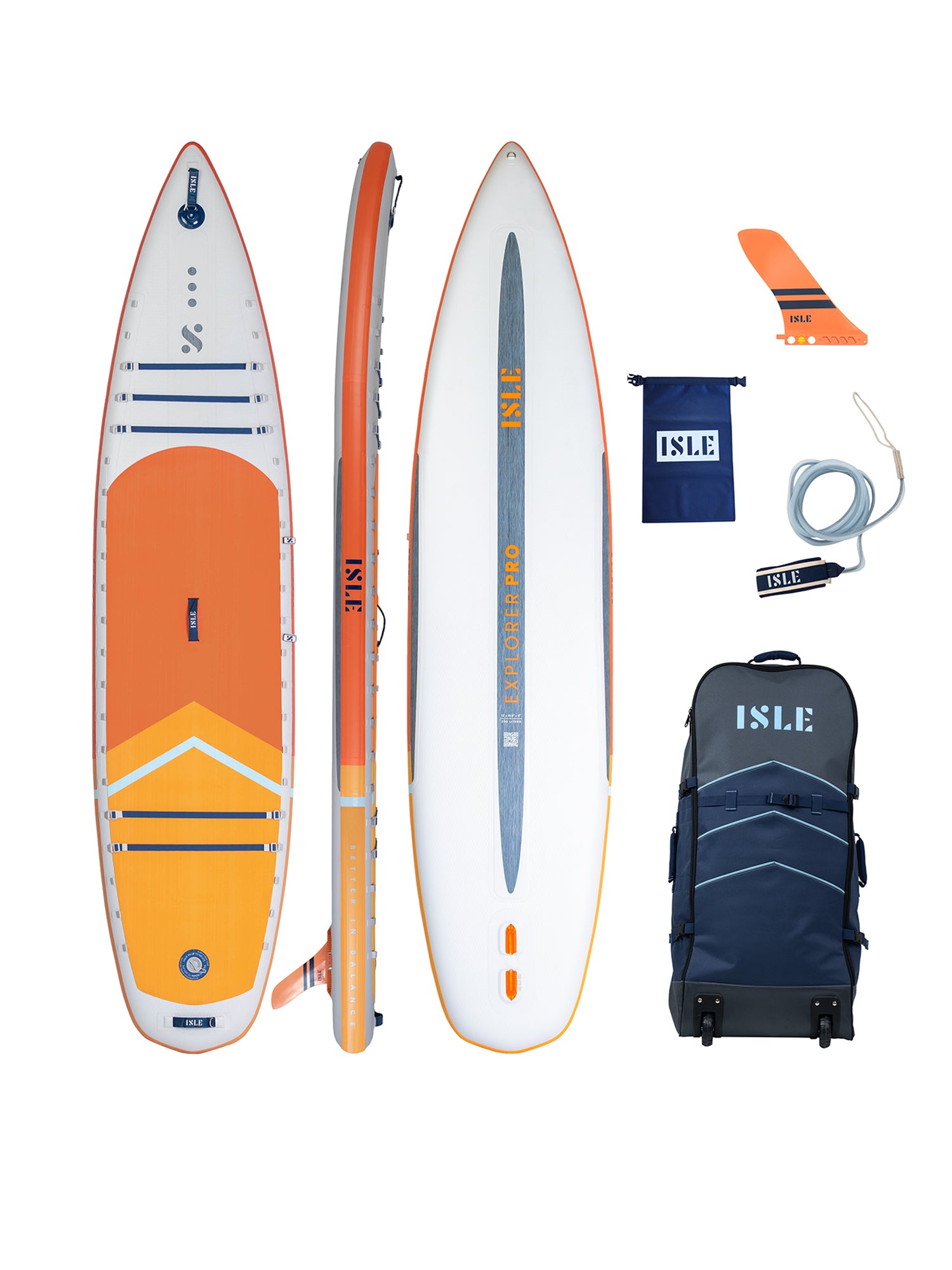 Explorer Pro SUP-Kayak Hybrid Inflatable Paddle Board Sun/Coral Package