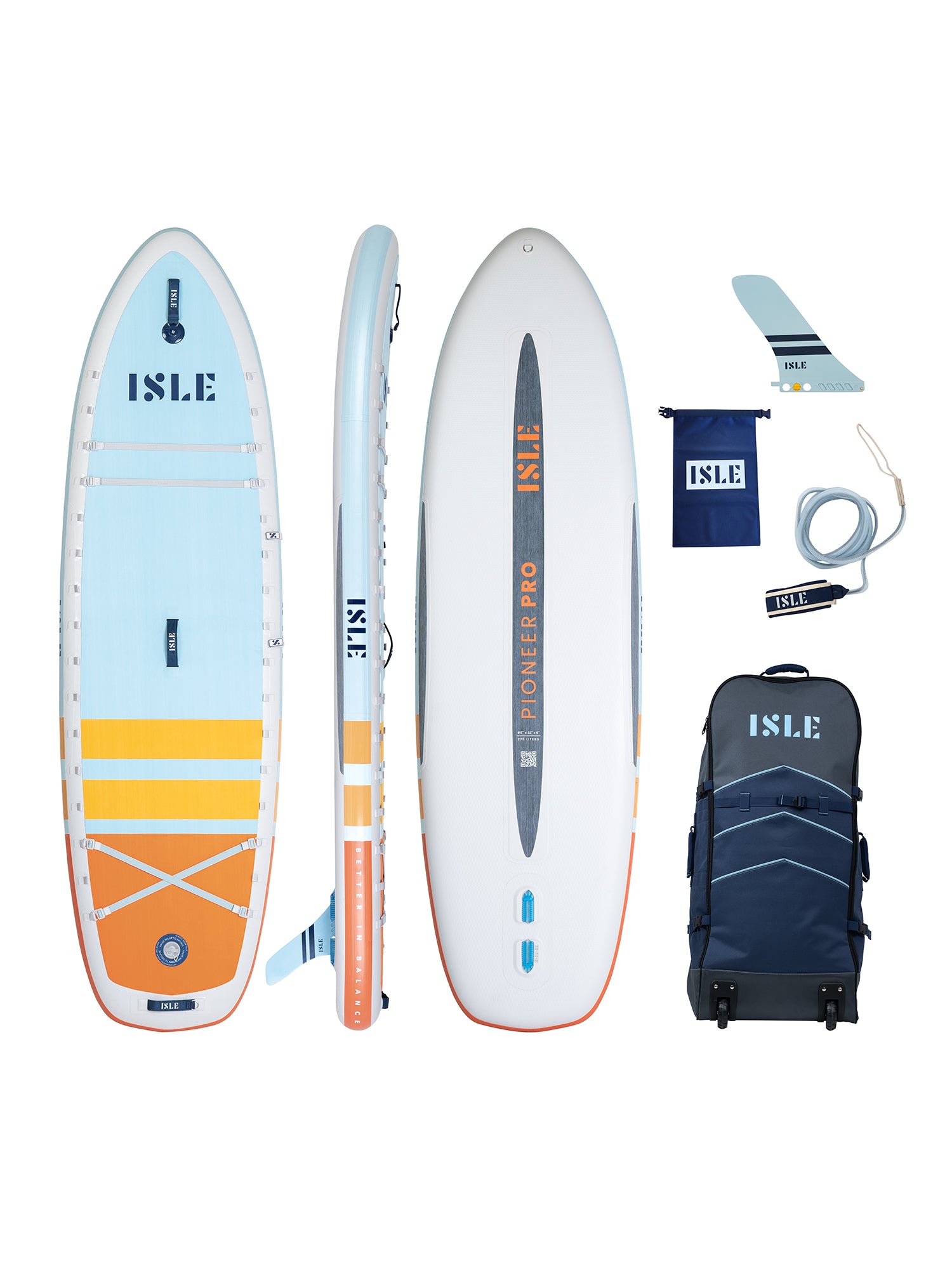 Pioneer Pro Inflatable SUP-Kayak Hybrid Ice/Coral/Sun Package