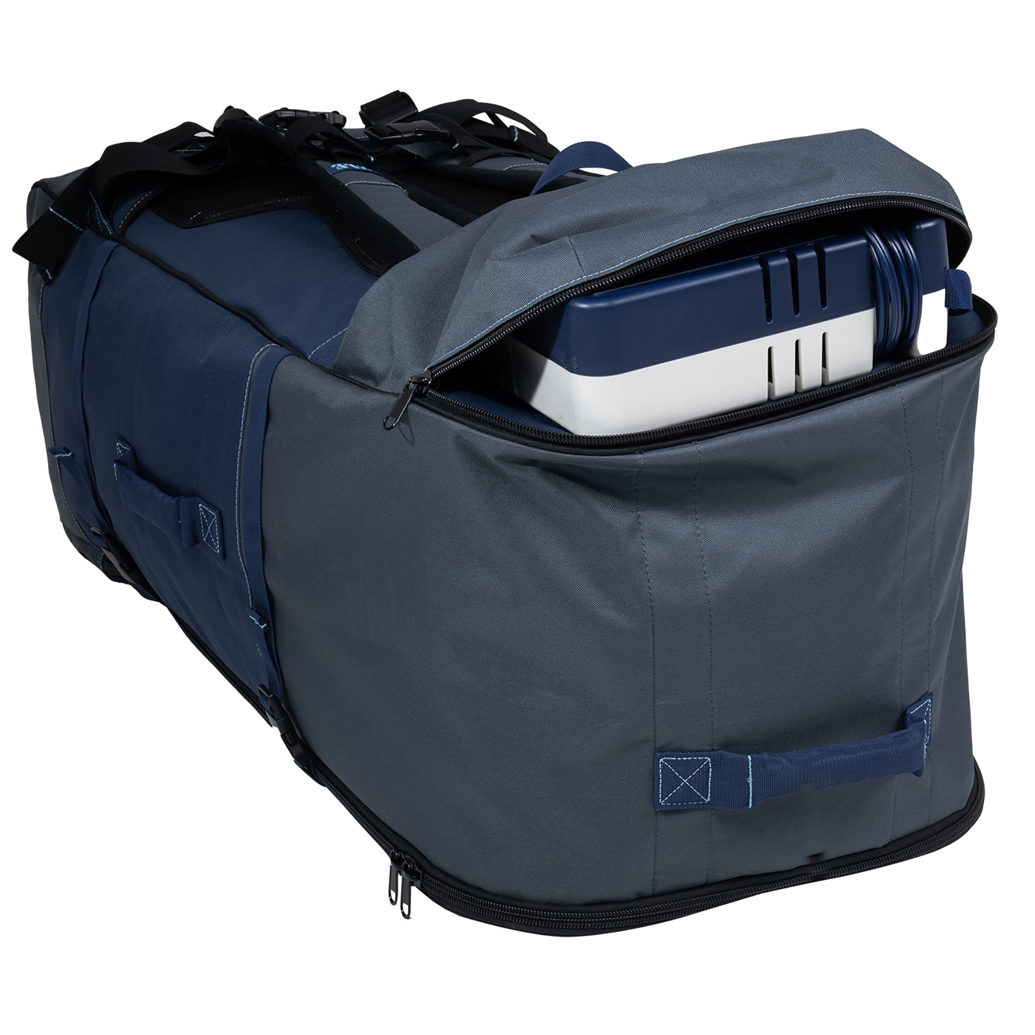 Pro Series Wheelie Backpack Electric Pump Zipper Compartment