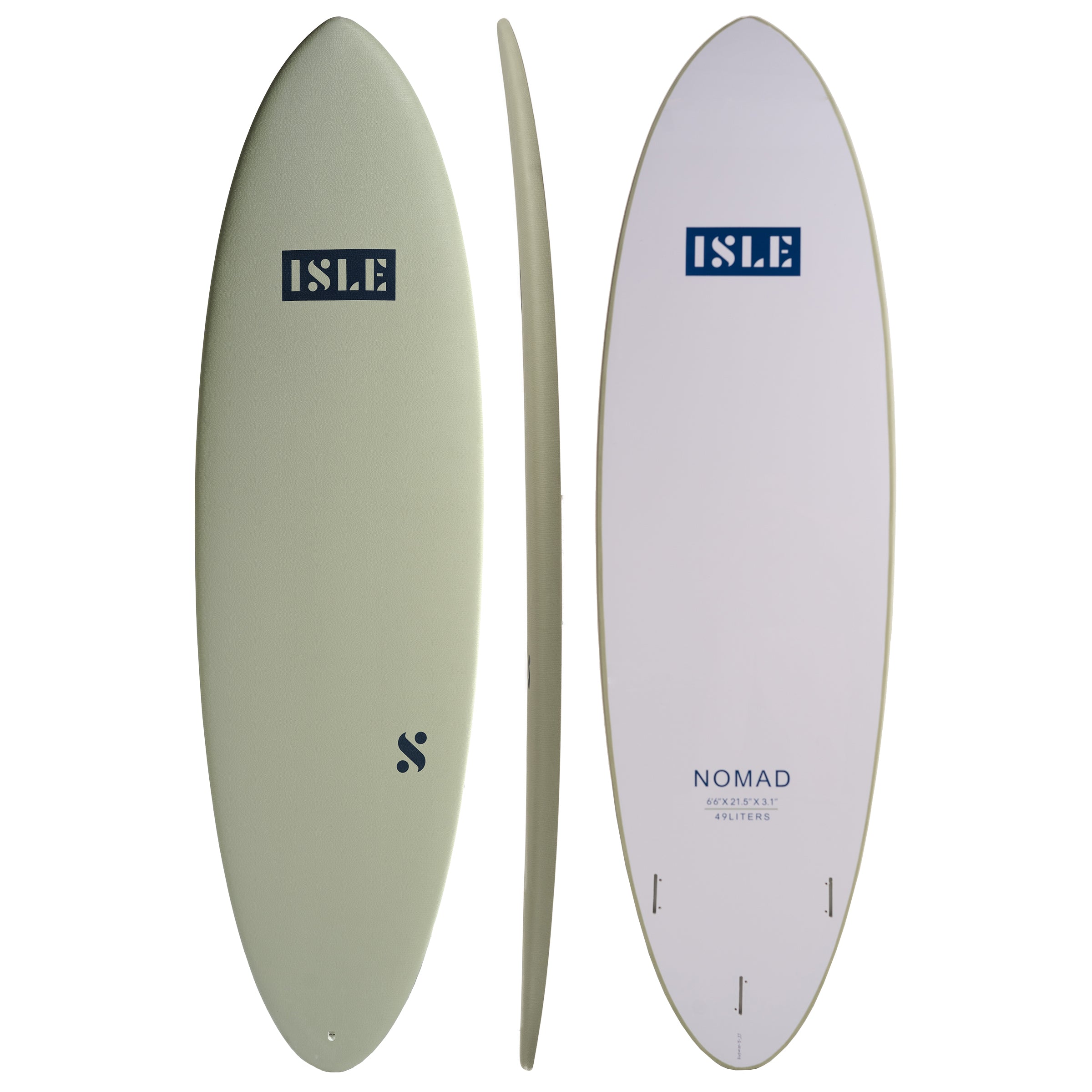 Nomad Soft Top Surfboard in Seafoam