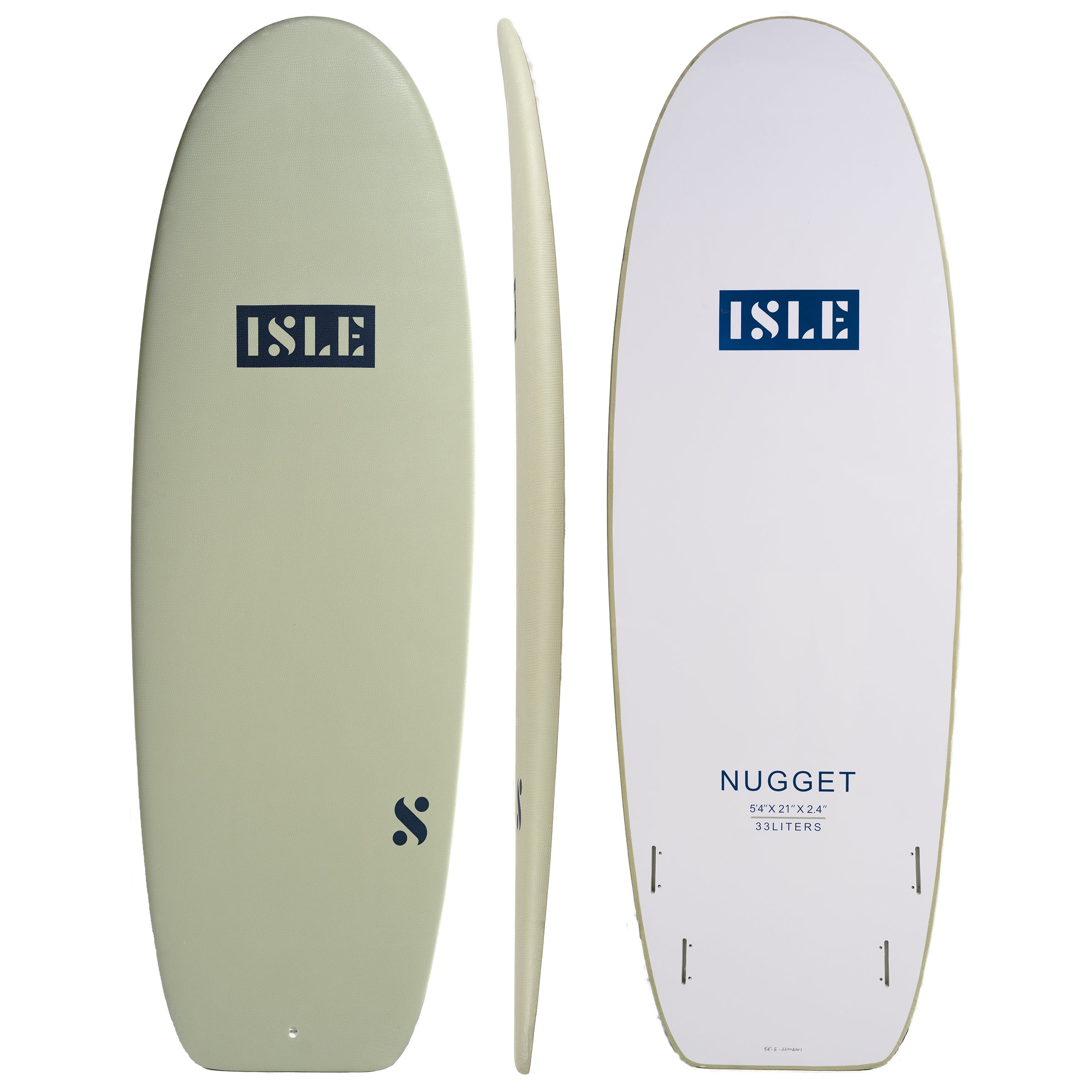 Nugget Soft Top Surfboard in Seafoam